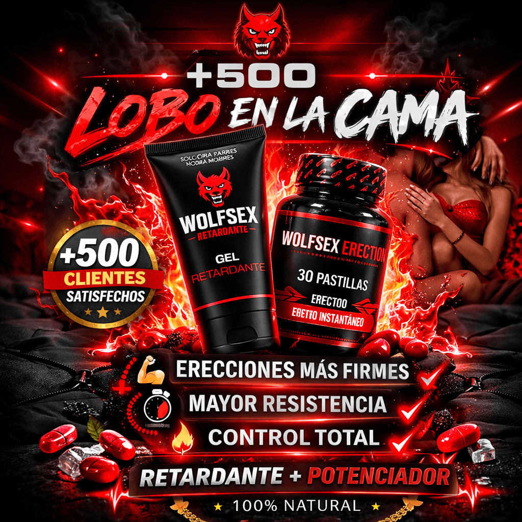 Combo Lobo en la cama - Gel Retardante + Pastillas®