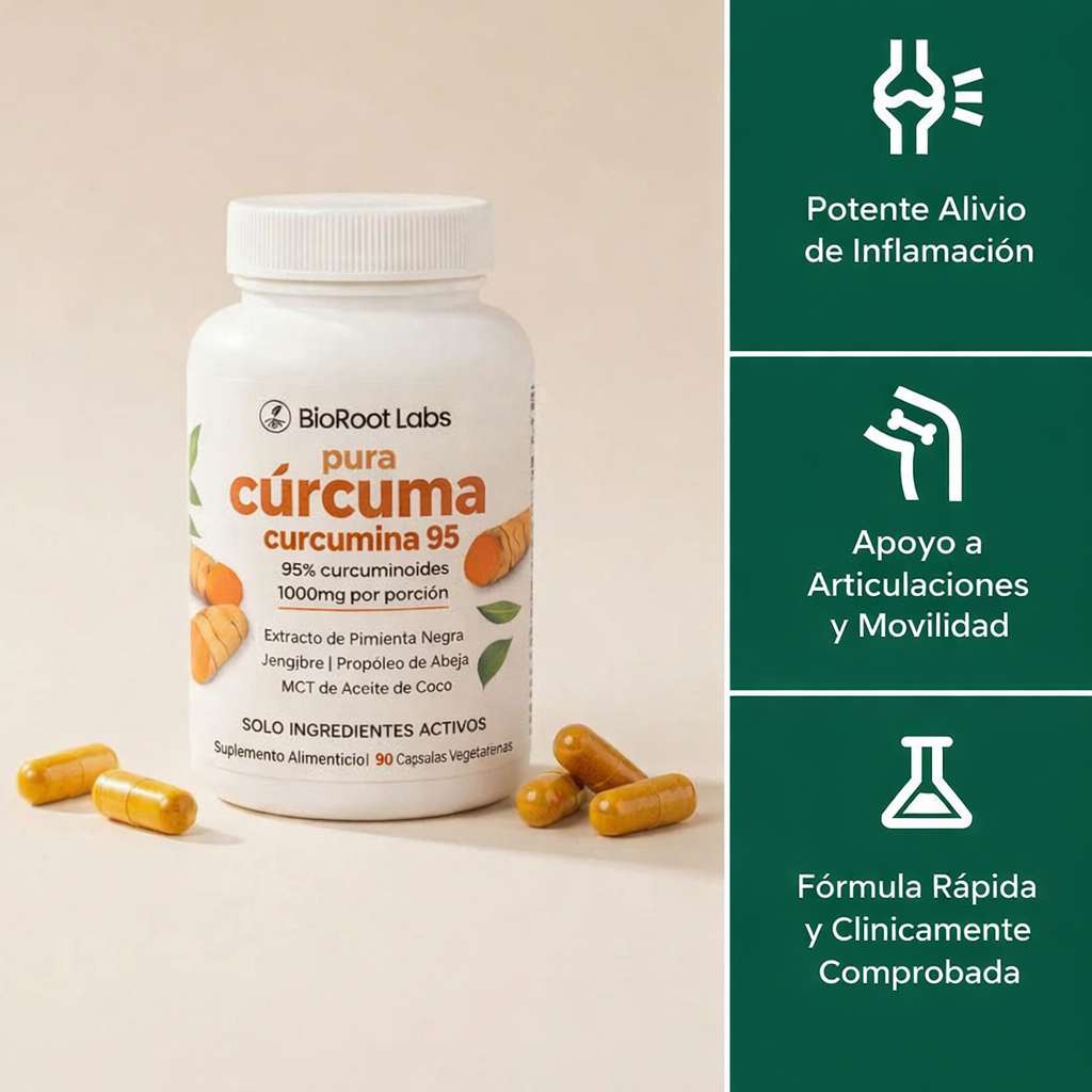 Turmeric Curcumin - Capsulas para el Cuidado de las Articulaciones